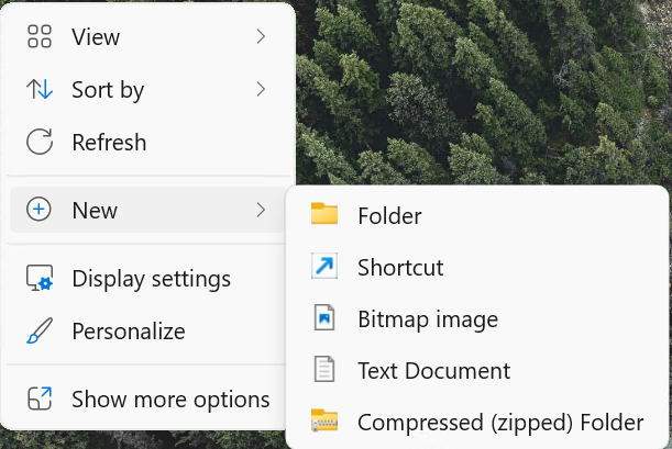 Modern Context Menu